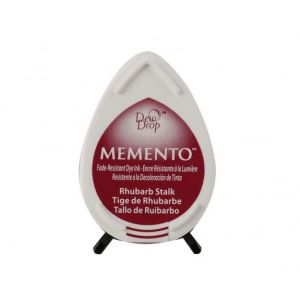 Poduszka z tuszem do stempli Memento 4,2x2,8cm Bordowa